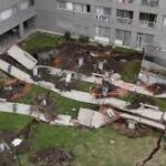 Se derrumbó el estacionamiento de un edificio en Parque Patricios y hay 300 vecinos afectados