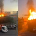 Se incendia un depósito de garrafas en Merlo y hay cuatro heridos