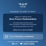 Nueva edición de la beca “Franco Pamboudkjian” para la formación de pilotos aeronáuticos